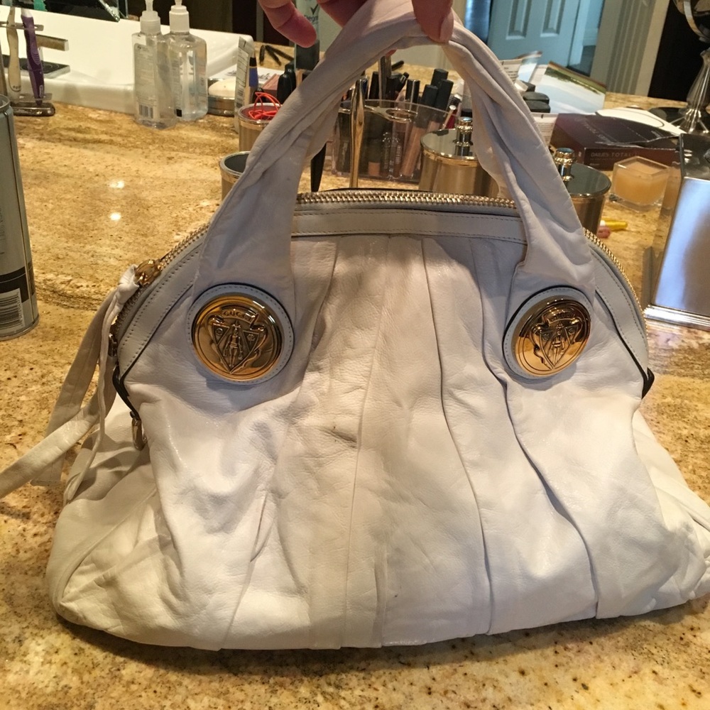 COPY - Gucci cream leather tote
